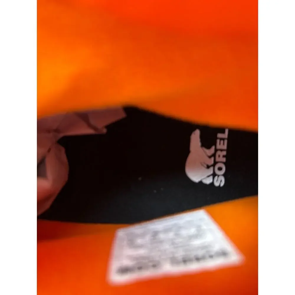 Sorel x prAna Out N About Winter Boot Womens 8 Orange Puffy Waterproof Insulated